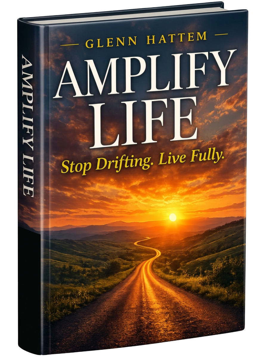 Amplify Life 3D book cover (transparent)